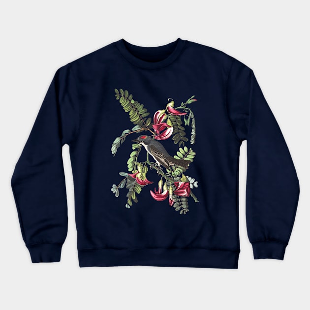 John James Audubons Piping Flycatcher Crewneck Sweatshirt by Dystopianpalace